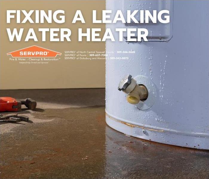 Title Card - Close up of leaking water heater