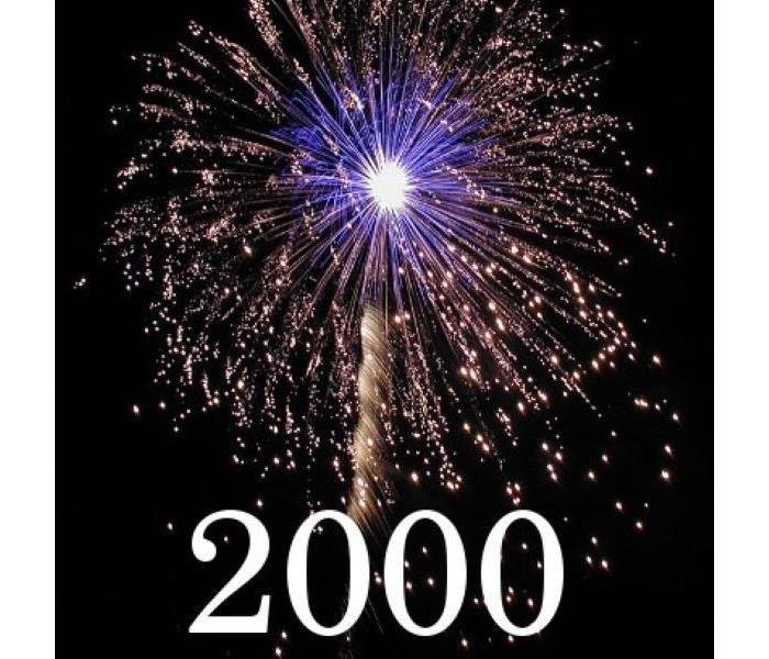 2,000 with fireworks
